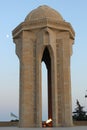 The Eternal Flame Memorial in Baku Royalty Free Stock Photo