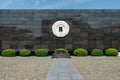 Eternal flame in the Memorial Hall of the Victims of Nanjing Massacre by Japanese Invaders Royalty Free Stock Photo