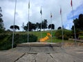 The Eternal Flame monument at Puente de Boyaca