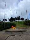 The Eternal Flame monument at Puente de Boyaca