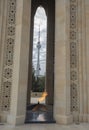 The eternal flame at shahidlar monument, Baku, Azerbaijan