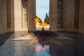 Eternal Flame in the Upland Park, Baku city