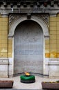 The Eternal Flame or VjeÃÂna vatra dedicated to victims of World War Two Sarajevo Bosnia Hercegovina