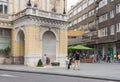 The Eternal Flame is a memorial to the military and civilian victims of the Second World War in Ferhadija street, Sarajevo Royalty Free Stock Photo