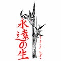 Eternal life. Gospel in Japanese Kanji.