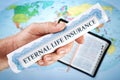 Eternal life insurance Royalty Free Stock Photo