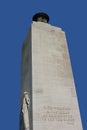 Eternal light peace monument Royalty Free Stock Photo