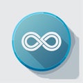 Eternal Loop Infinity Symbol Icon Royalty Free Stock Photo