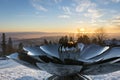 Eternal Peace flame on Oslo hill