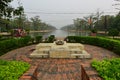 The Eternal Peace flame was set aflame on November 1986 in Lumbini, Nepal Royalty Free Stock Photo