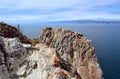 Eternal rocks over Lake Baikal