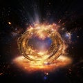 Eternal Sparks: Illuminating the Circle of Love Royalty Free Stock Photo