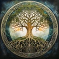 the eternal yggdrasil: a glimpse into norse mythology, Generative AI