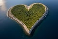 Eternitys Embrace: A Breathtaking Heart Shaped Island Enshrouded in Azure Mystery