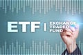 ETF. Exchange traded fund. Business, intenet and technology concept.