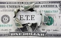 ETF investment money Royalty Free Stock Photo