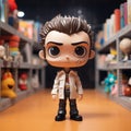 Ethan: A Pop Vinyl Figure With A Corporate Punk Twist Royalty Free Stock Photo