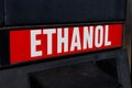 Ethanol fuel pump. Ethanol is a renewable, domestically produced transportation fuel I Royalty Free Stock Photo