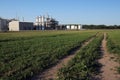 Ethanol Plant in Summer Royalty Free Stock Photo