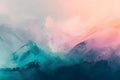 Ethereal abstract landscapes, using digital brush strokes and a pastel color palette,Pastel Dreams,Ethereal Abstract Landscapes.