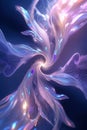 Ethereal Abstract Swirling Light Energy Pattern Royalty Free Stock Photo