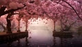 the ethereal beauty of cherry blossoms in full bloom