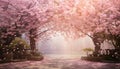 the ethereal beauty of cherry blossoms in full bloom