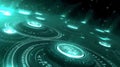 Ethereal Bitcoin Circuits AI Generative