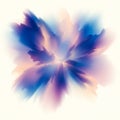 Ethereal Blue Purple Color Burst Abstract Royalty Free Stock Photo
