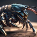 An ethereal, celestial scorpion with a stinger that contains the essence of dark matter3