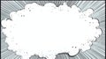 Ethereal Cloudscape: Blank Comic Book Template With Speech Bubble