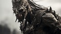 Ethereal Dark Skeleton: A Durk And Gritty Cardboard Art By Aleksi Briclot