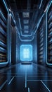 Ethereal Data Visions: QuantumQuotient\'s 3D Illumination. AI generate