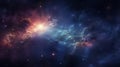 Ethereal Deep Space Background With Nebula And Stars Royalty Free Stock Photo