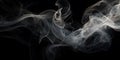 An ethereal design of wispy smoke trails in shades of whi two generative AI