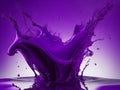 Ethereal Elegance: Captivating Purple Splash Photography