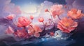Ethereal Escapade: A Whimsical Dreamlike Abstract Background