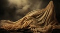 Ethereal Fantasy: Dramatic Scenes Of Silk Draped Over Rock