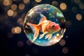 Ethereal Fish Bubble Fantasy Sky Night gazing