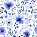 Ethereal floral pattern design