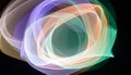 Ethereal Flow of Colorful Abstract Light Motion Royalty Free Stock Photo