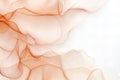 Ethereal flowing abstract design with soft beige and peach hues