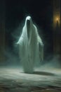 Ethereal ghost apparition