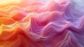 Ethereal Gradient Mesh with Amber Waves