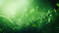 Ethereal Green Leaves on Abstract Background Royalty Free Stock Photo