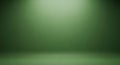 Ethereal Green Studio Backdrop with Dramatic Spotlight Effect Royalty Free Stock Photo
