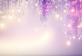 Ethereal Illumination Blurred Fairy Light Backdrop Mockup Captivating Template for a Breathtaking Generative AI