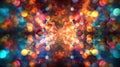 Ethereal Kaleidoscope of Bokeh Lights - Abstract Colorful Background with Bright and Muted Tones.