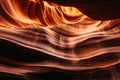 Ethereal Light Patterns in Antelope Canyon's Rock Formations. Generative ai Royalty Free Stock Photo