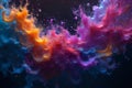 Ethereal Liquid Dream-scape: A Surreal Exploration of Color and Form